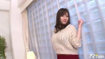 Big titted Japanese MILF gets filmed in backstage before photoshoot